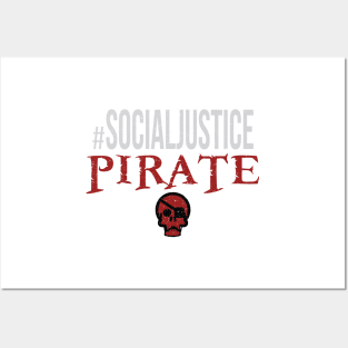 #SocialJustice Pirate - Hashtag for the Resistance Posters and Art